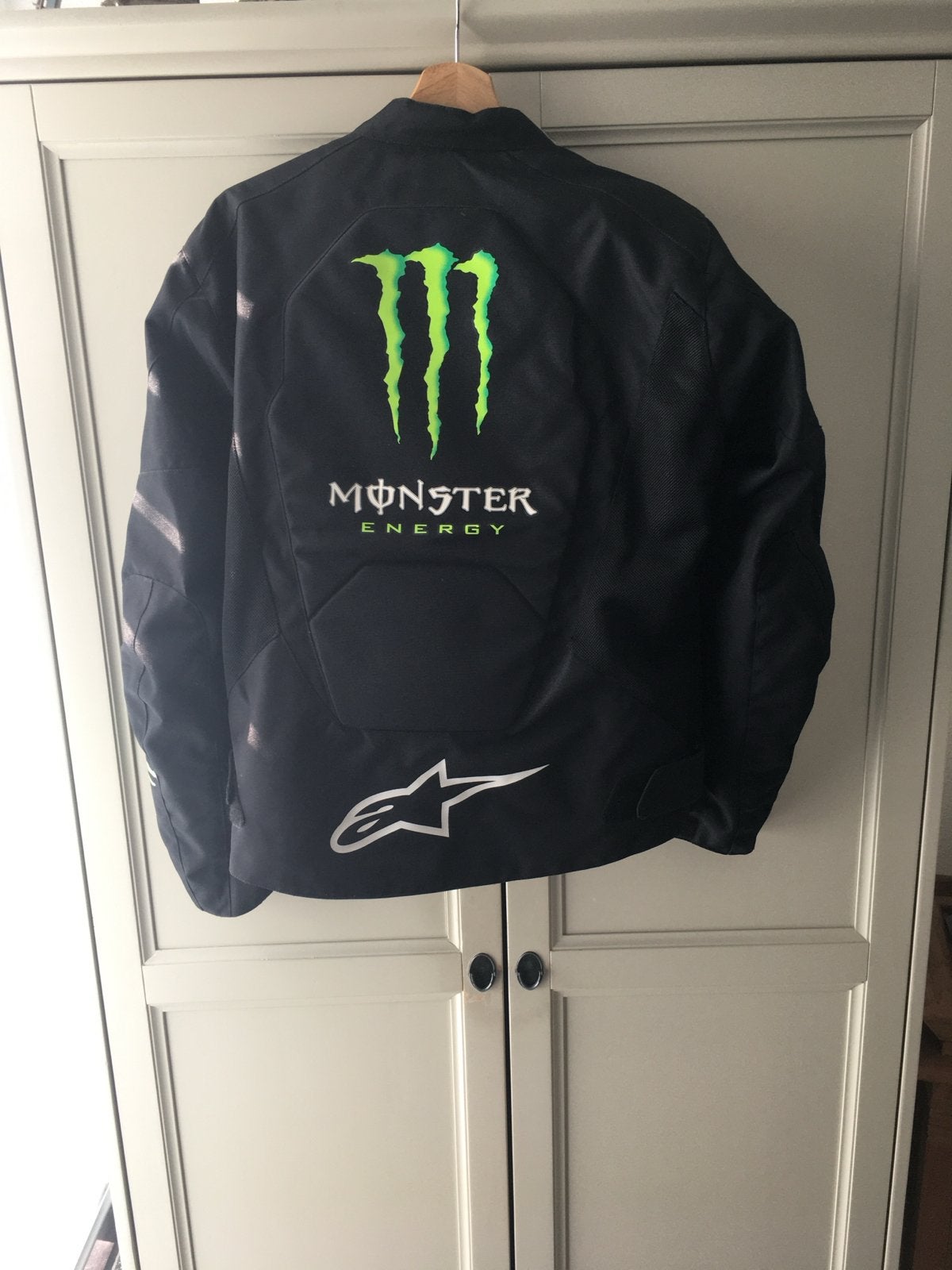 Alpinestars Monster Energy motorjas - Maat L, Kleding | Heren, Ophalen of Verzenden, Zo goed als nieuw, Maat 52/54 (L), Zwart