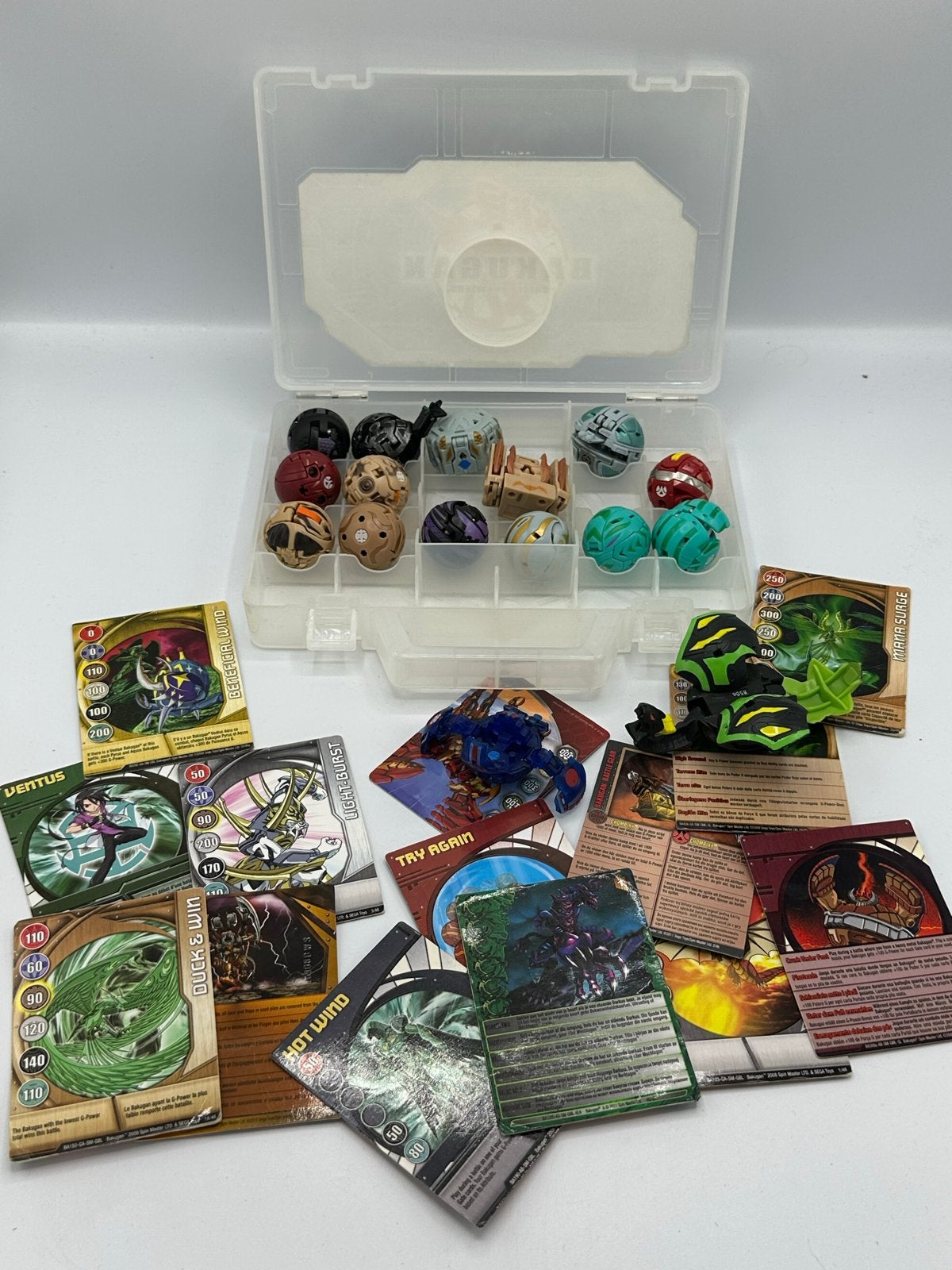 Bakugan Battle Brawlers Collectie met Koffer en Kaarten, Ophalen of Verzenden, Gebruikt, Jongen of Meisje