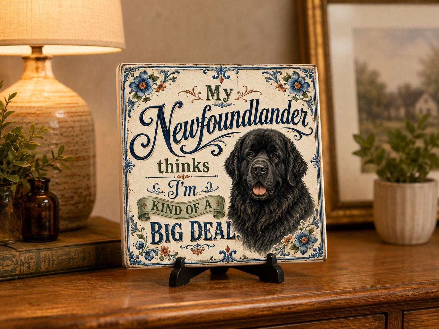 My Newfoundlander thinks i’m kind of a big deal - Tegel, Ophalen of Verzenden, Nieuw