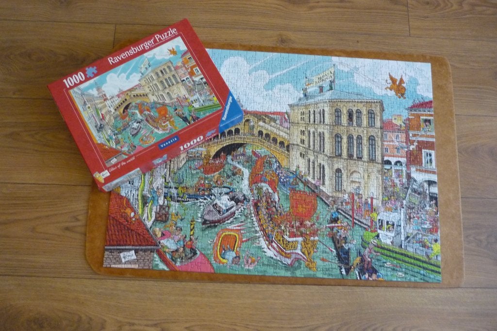 Ravensburger City of de World '' VENEZIA '' 1000 st., Ophalen, 500 t/m 1500 stukjes, Zo goed als nieuw, Legpuzzel