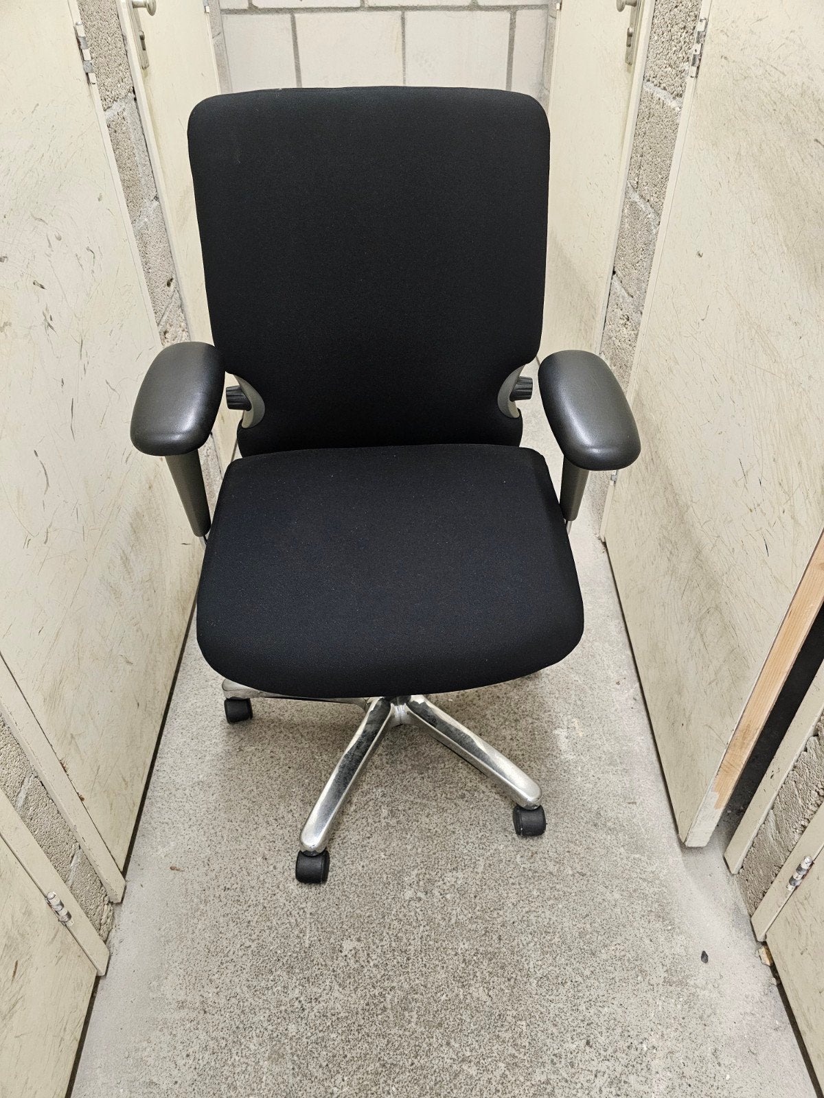 BMA Axia Pro bureaustoel refurbished hoge rug, Ophalen, Gebruikt, Zwart, Bureaustoel
