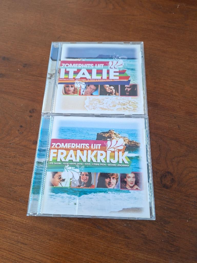 2 cd's zomerhits uit Frankrijk en Italië, Ophalen of Verzenden, Zo goed als nieuw, Overige genres