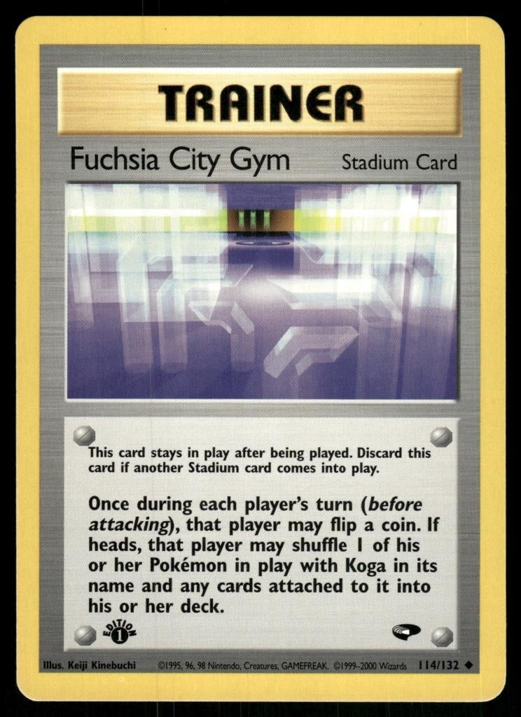 Fuchsia City Gym 114/132 - Gym Challenge (1st edition), Verzenden, Gebruikt