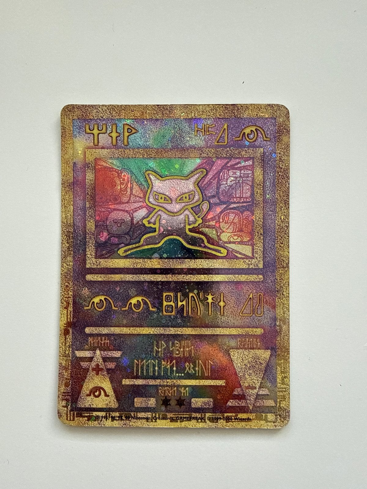 Mew Ancient Mew Pokémon kaart - Engelse versie, Ophalen of Verzenden, Zo goed als nieuw, Losse kaart, Foil