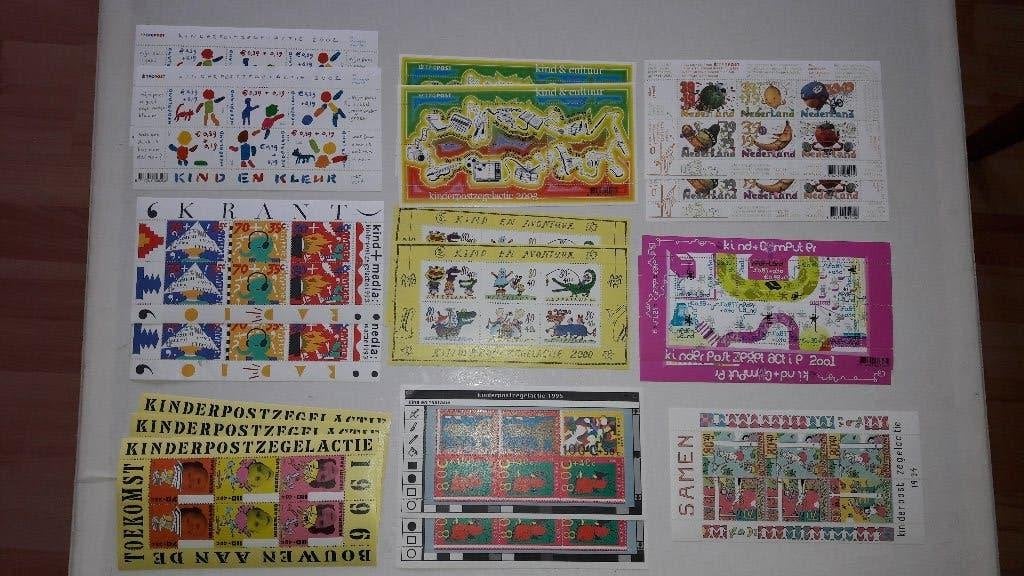 Setjes Kinderpostzegels 18 stuks  en Kinderkaarten, Postzegels en Munten, Postzegels | Nederland, Ophalen of Verzenden, Na 1940