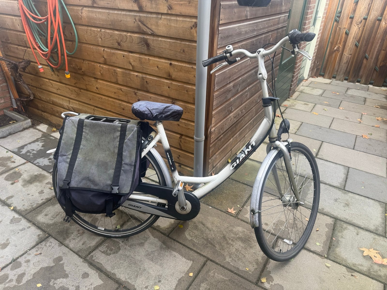 Giant Metro 4 Damesfiets - Gebruikt, Ophalen, Terugtraprem, Gebruikt, Versnellingen