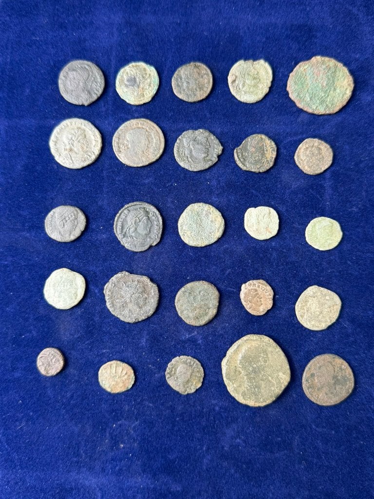 Lot 4 Romeinse munten, Ophalen of Verzenden, Buitenland, Munten
