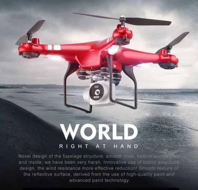Grote Brushless Camera Drone FPV, 2x Accu, One Key Return, Ophalen of Verzenden, Nieuw