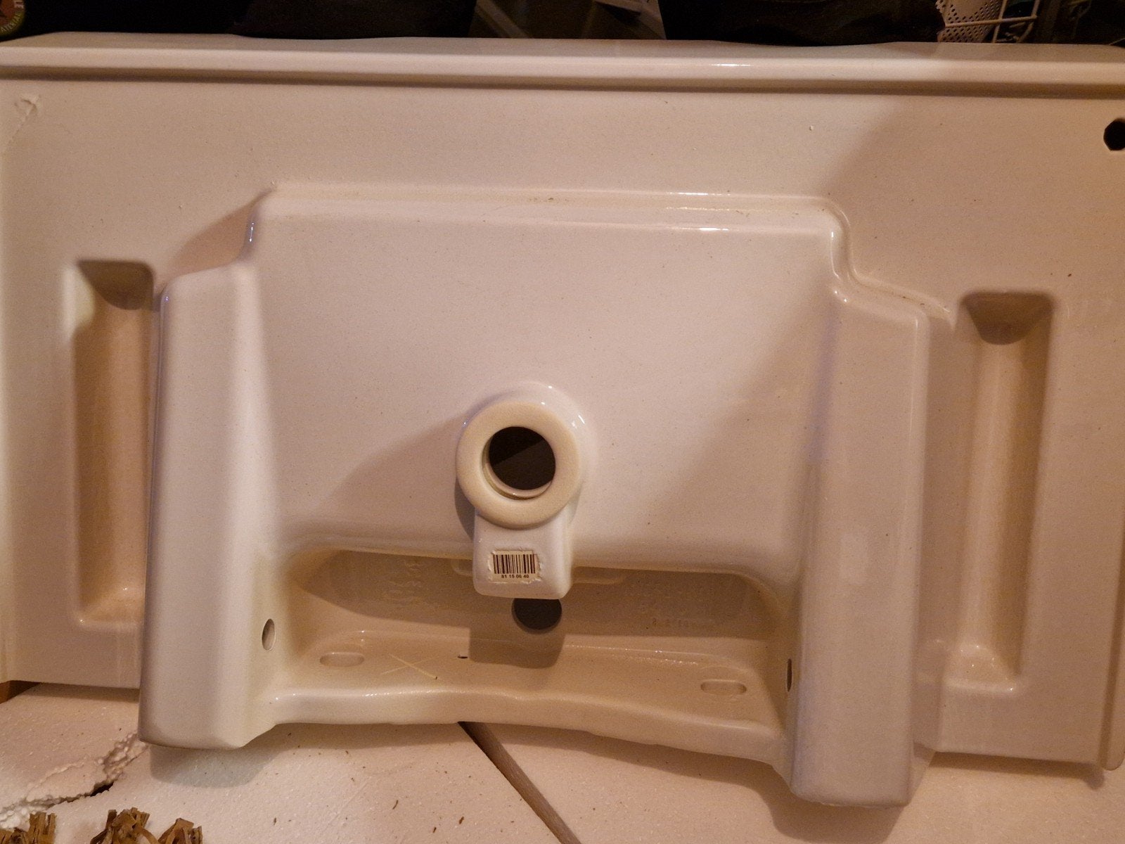 Wasbak mag weg voor weinig, Doe-het-zelf en Verbouw, Ophalen, Nieuw, Wastafel
