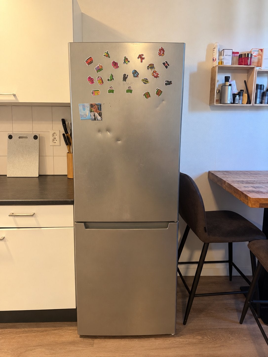 Goed werkende koelkast met vriesvak - Wegens verhuizing, Ophalen, Gebruikt, 200 liter of meer, 60 cm of meer