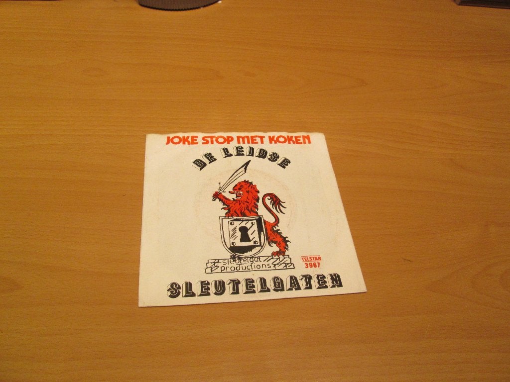 Leidse Sleutelgaten ‎- Joke Stop Met Koken / De Woonboot-Blu, Ophalen of Verzenden, Gebruikt, Pop