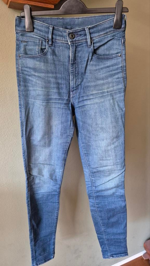 Mooie staat spijkerbroek G-star stretch mt 28/32, Blauw, Ophalen of Verzenden, W28 - W29 (confectie 36), Gedragen