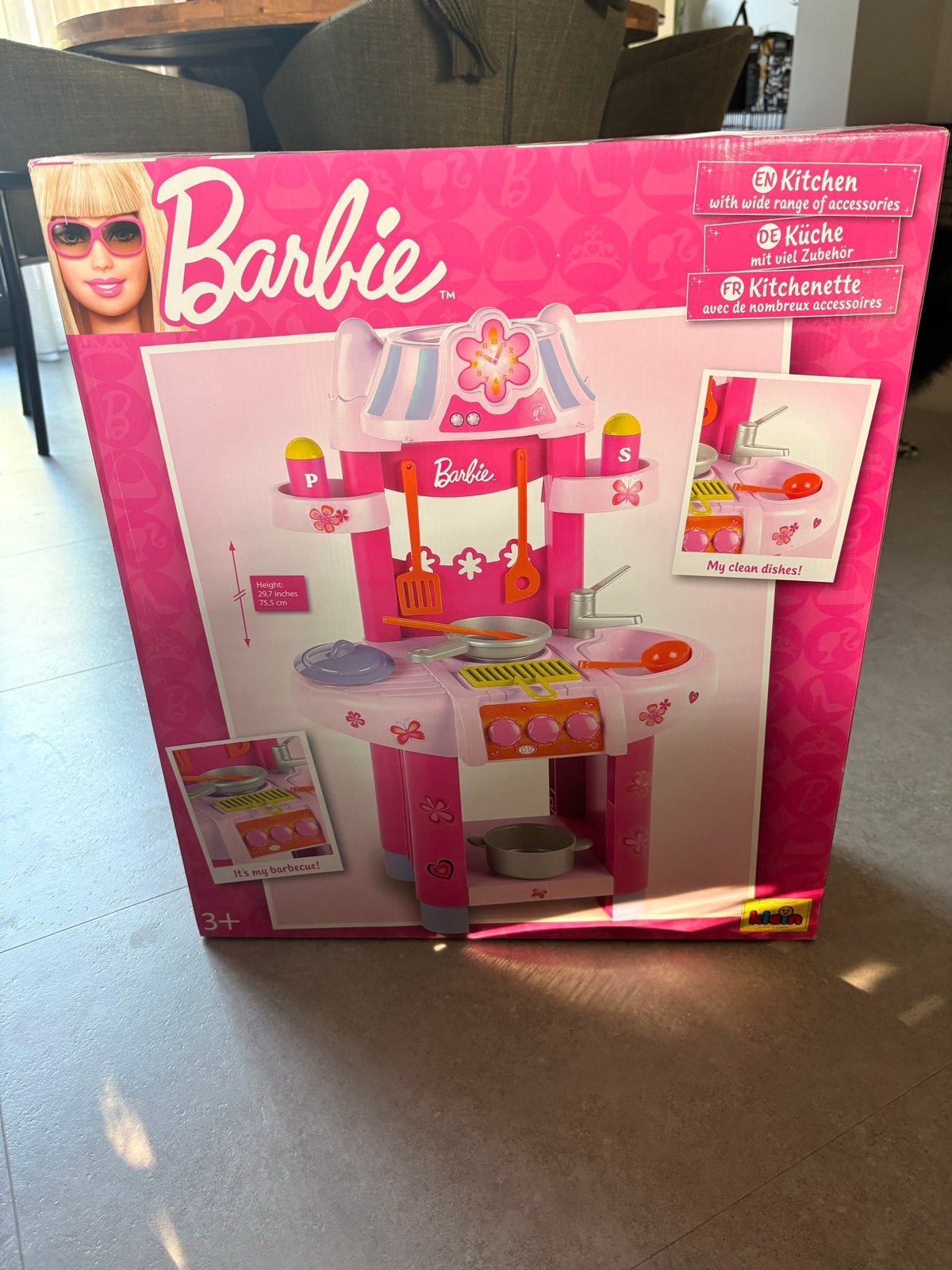 Nieuwe Barbie Speelkeuken met accessoires, Kinderen en Baby's, Ophalen, Nieuw, Kunststof, Speelkeuken