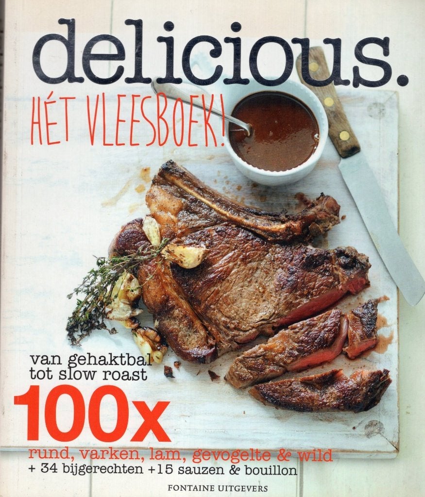 Delicious het vleesboek - van gehaktbal tot slow roast BOEK, Ophalen of Verzenden, Gelezen, Delicious magazine