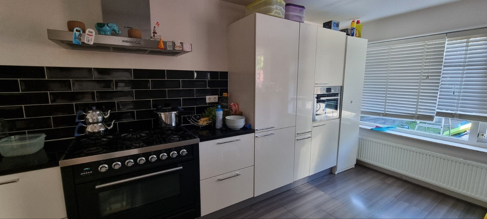 Complete keuken, BOSCH apparatuur (gereserveerd), Huis en Inrichting, Ophalen, Gebruikt, Graniet of Steen