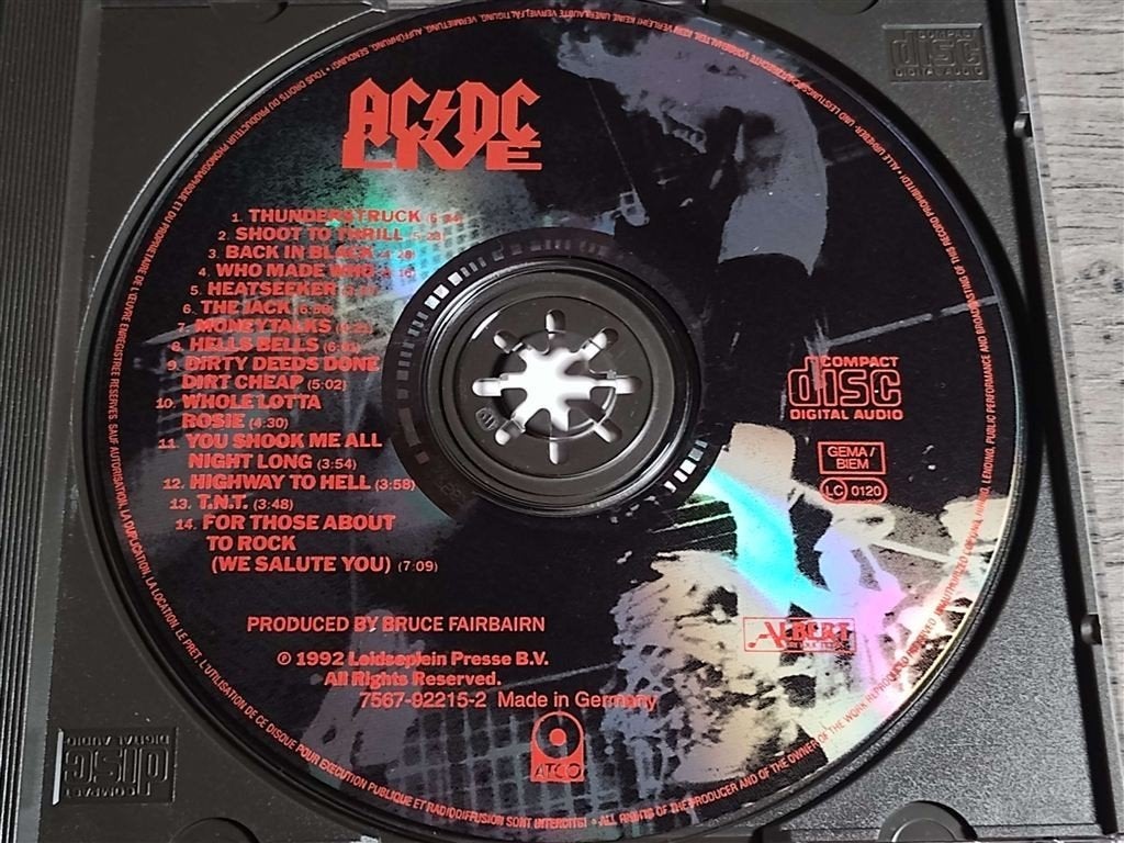 AC/DC - Live, Cd's en Dvd's, Ophalen of Verzenden, Zo goed als nieuw