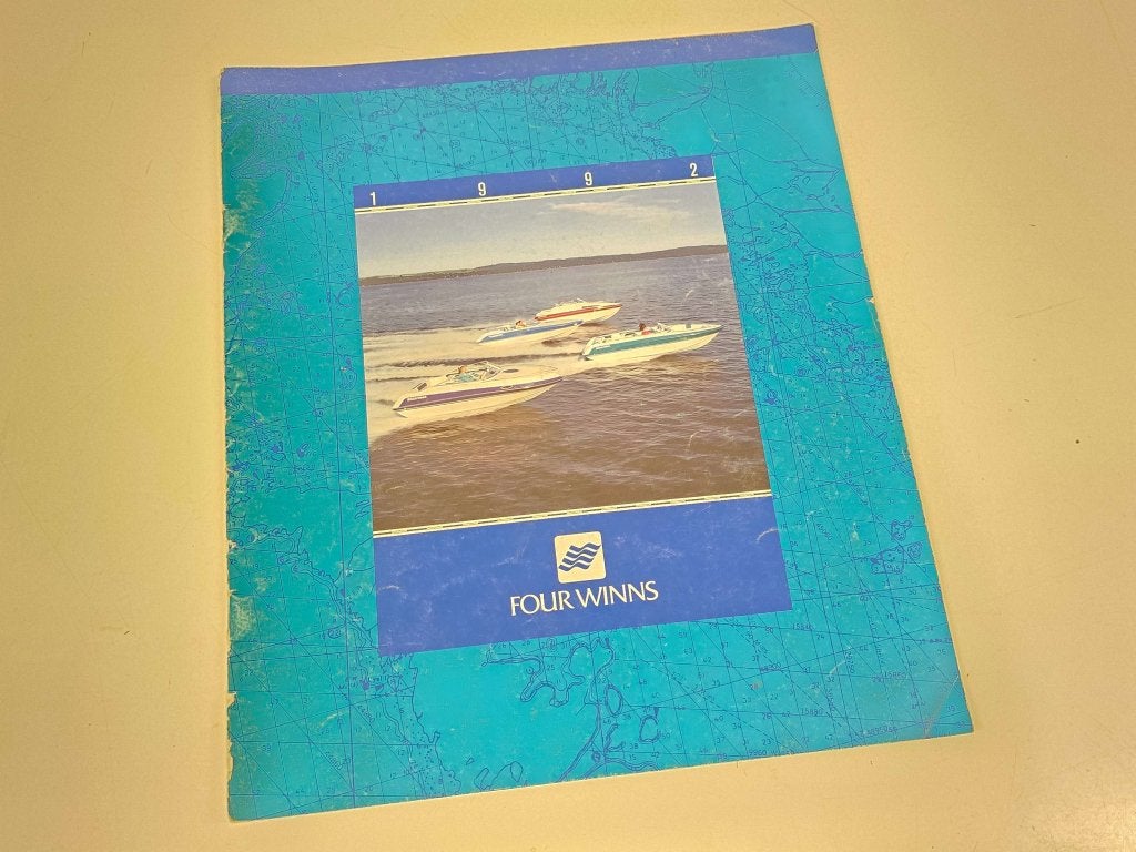 1992 FOUR WINNS botenfolder origineel, Niet ingevuld, Gebruikt, Niet ingevuld, Ophalen of Verzenden