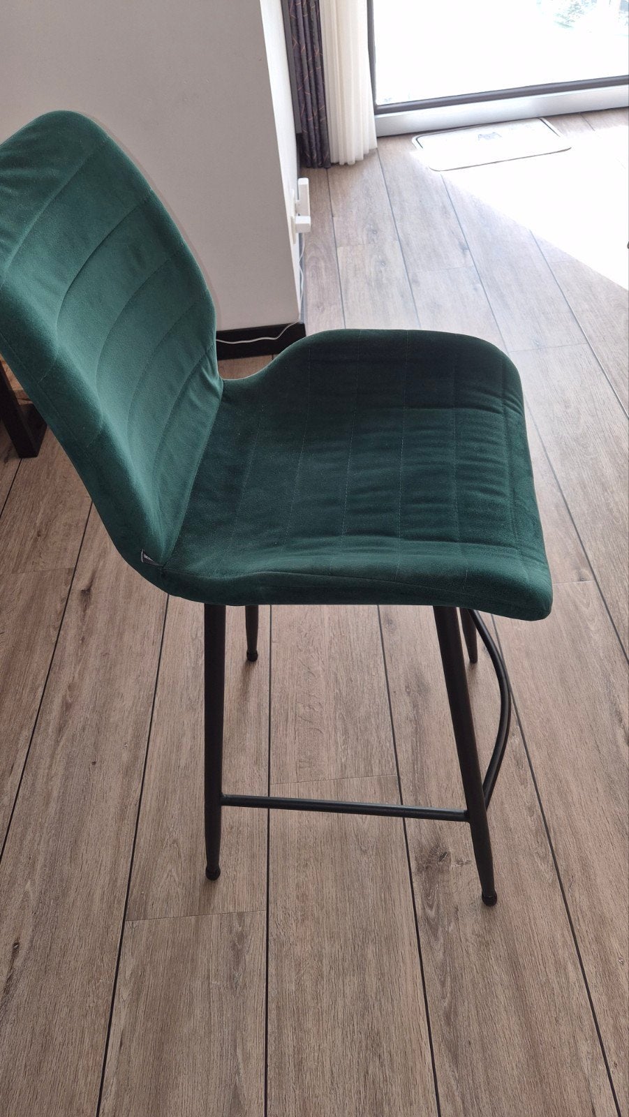 5x Moderne Groene Fluweel barkruk - Bronx 71, Ophalen, Gebruikt, Overige kleuren, Modern, Industrieel