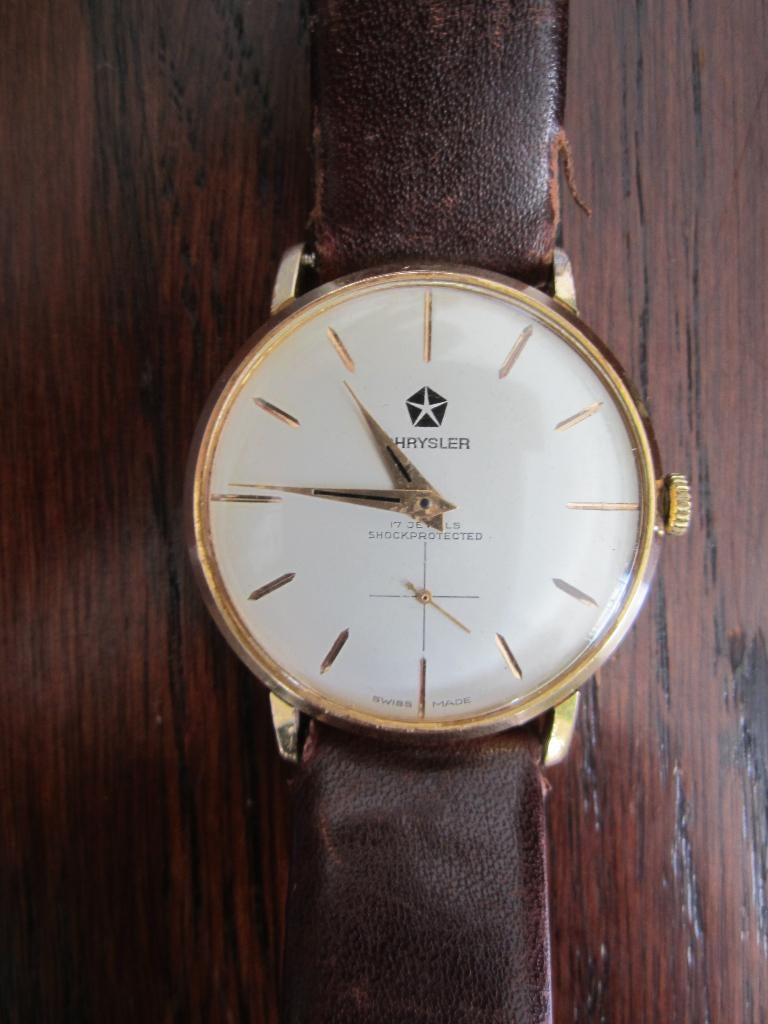 vintage horloge merk Chrysler 11073a, Overige materialen, Polshorloge, 1960 of later, Ophalen