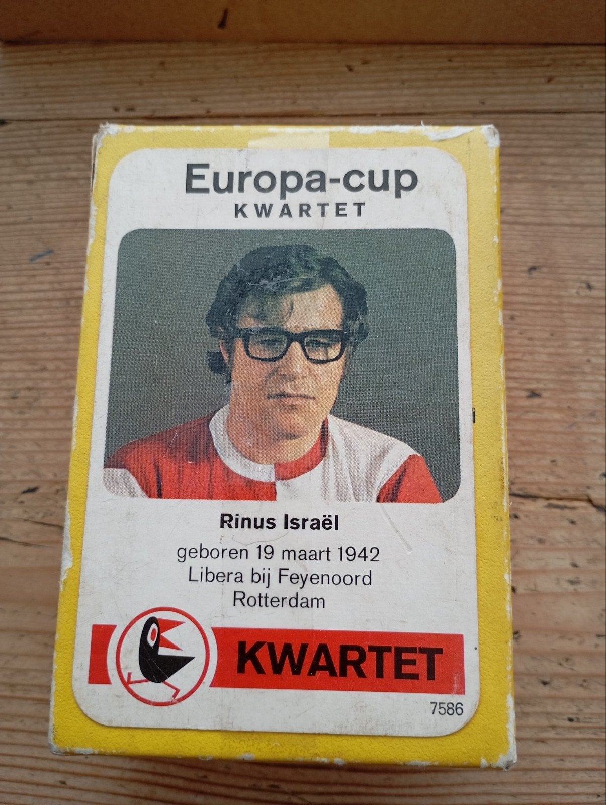 Vintage Europa -cup kwartet 1970 Feijenoord Madrid Benfica, Verzamelen, Ophalen of Verzenden, Zo goed als nieuw, Gebruiksvoorwerp