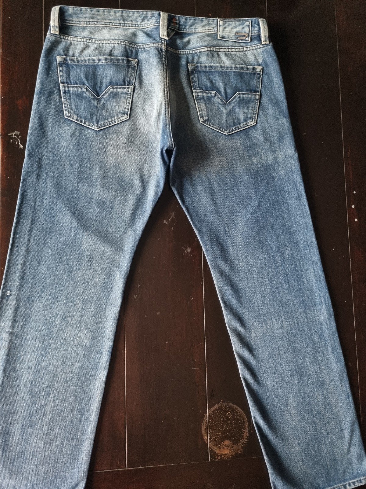 ZGAN CLASSIC DIESEL LARKEE REGULAR STRAIGHT JEANS SIZE 38/32, Kleding | Heren, W36 - W38 (confectie 52/54), Diesel, Blauw, Ophalen of Verzenden
