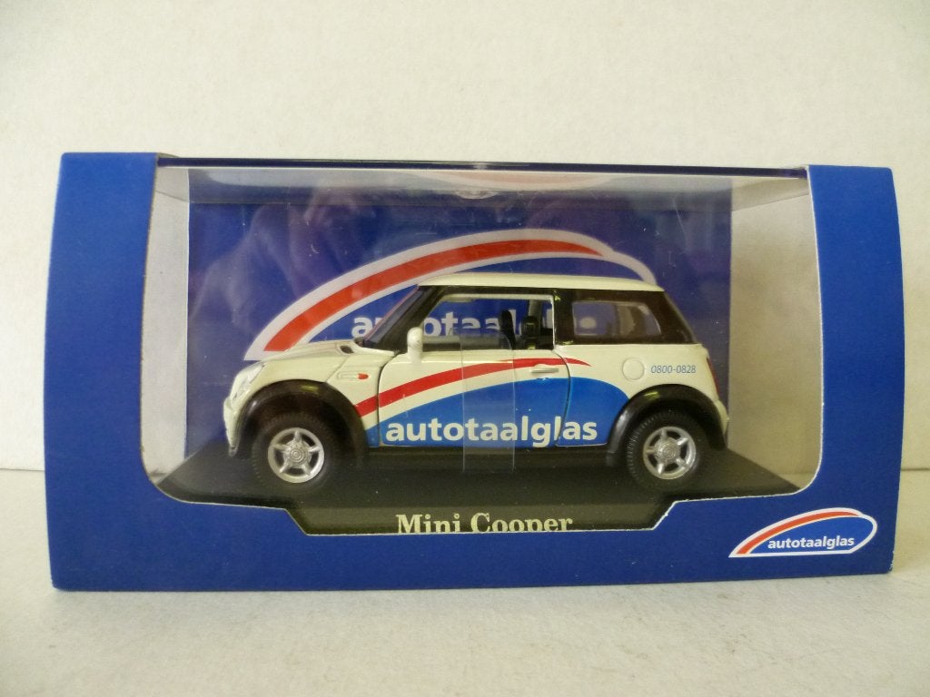Mini Cooper reclame Autotaalglas nieuw in de doos 1:36 auto, Hobby en Vrije tijd, Ophalen of Verzenden, Nieuw, Auto, Overige merken