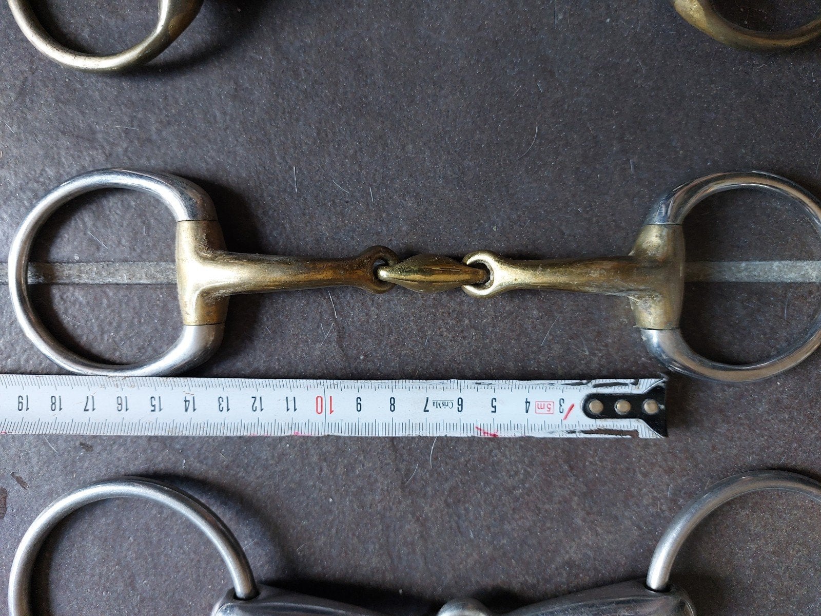 bit bustrens dubbel gebroken twee stuks, Dieren en Toebehoren, Ophalen of Verzenden, Bit