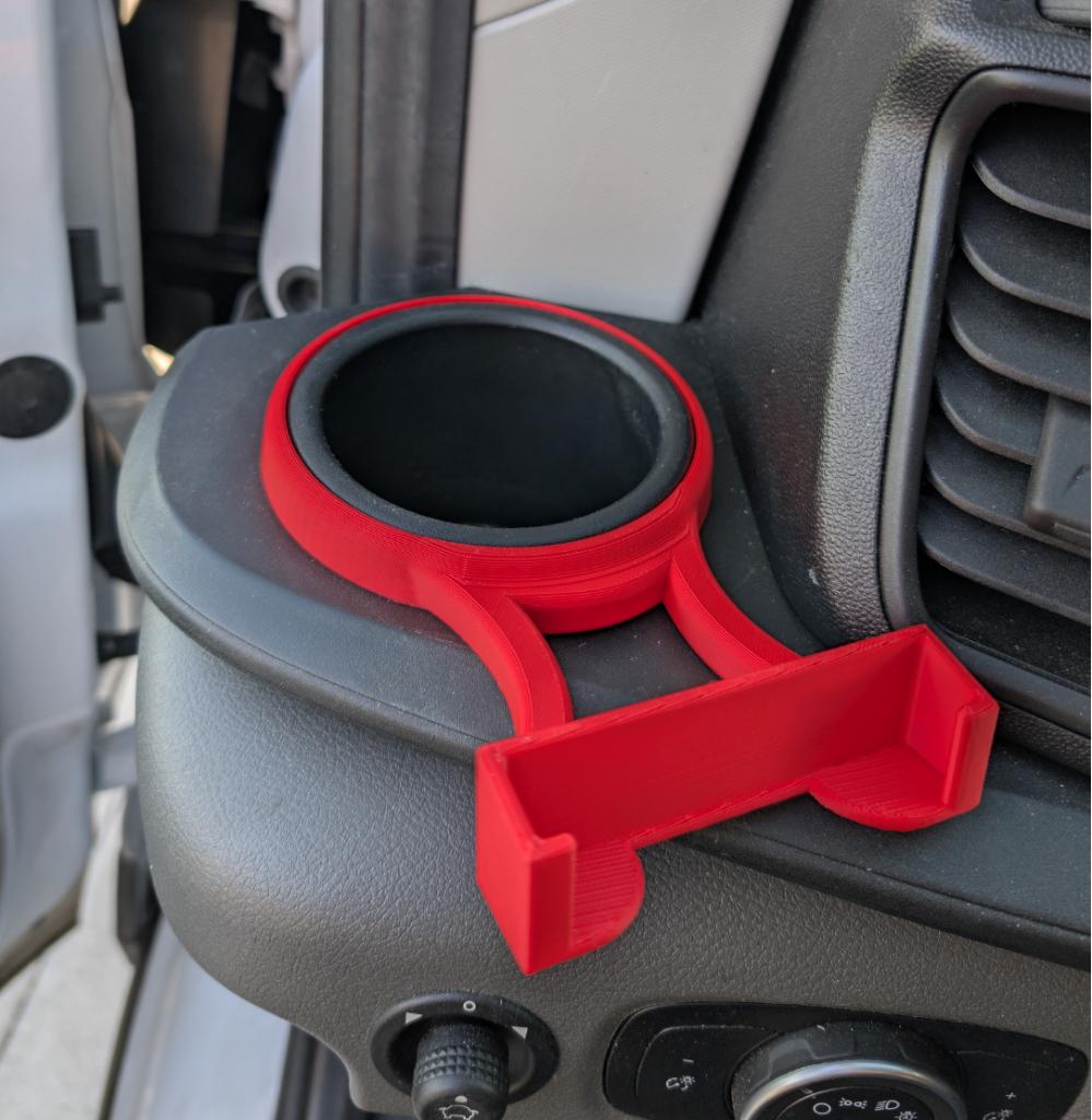 Telefoonhouder voor de bekerhouder van de Ford Transit, Verzenden, Nieuw, Ford