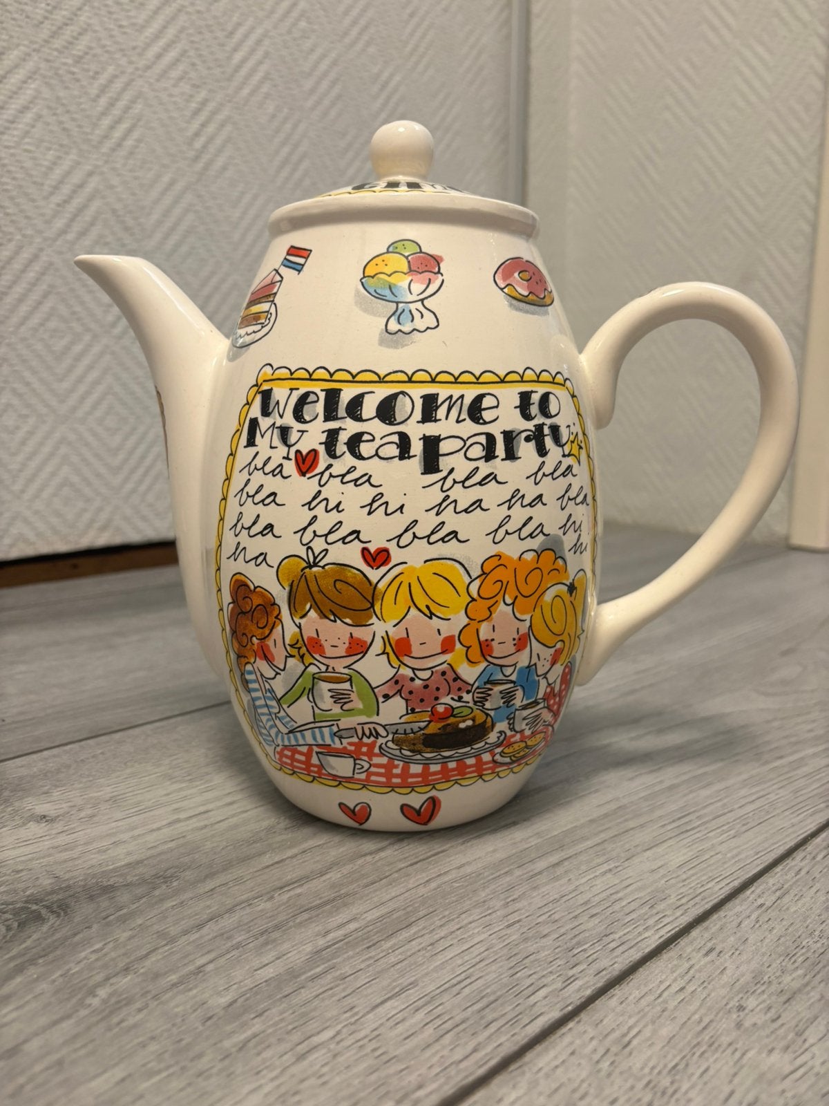 Blond Amsterdam Theepot. Aanwinst!!!, Huis en Inrichting, Keuken | Servies, Ophalen, Zo goed als nieuw, Blond Amsterdam, Porselein
