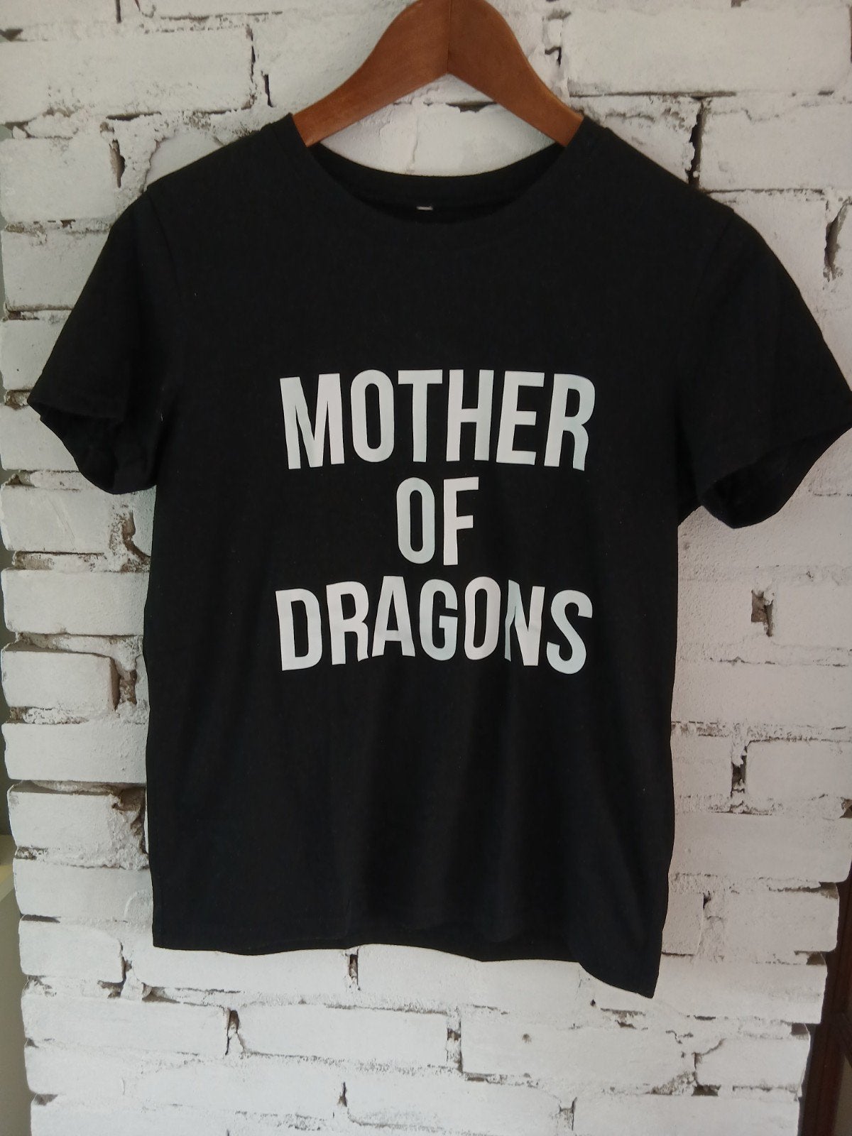 Game of thrones t-shirt zwart mother of dragons, Ophalen of Verzenden, Maat 38/40 (M), Zwart, Korte mouw