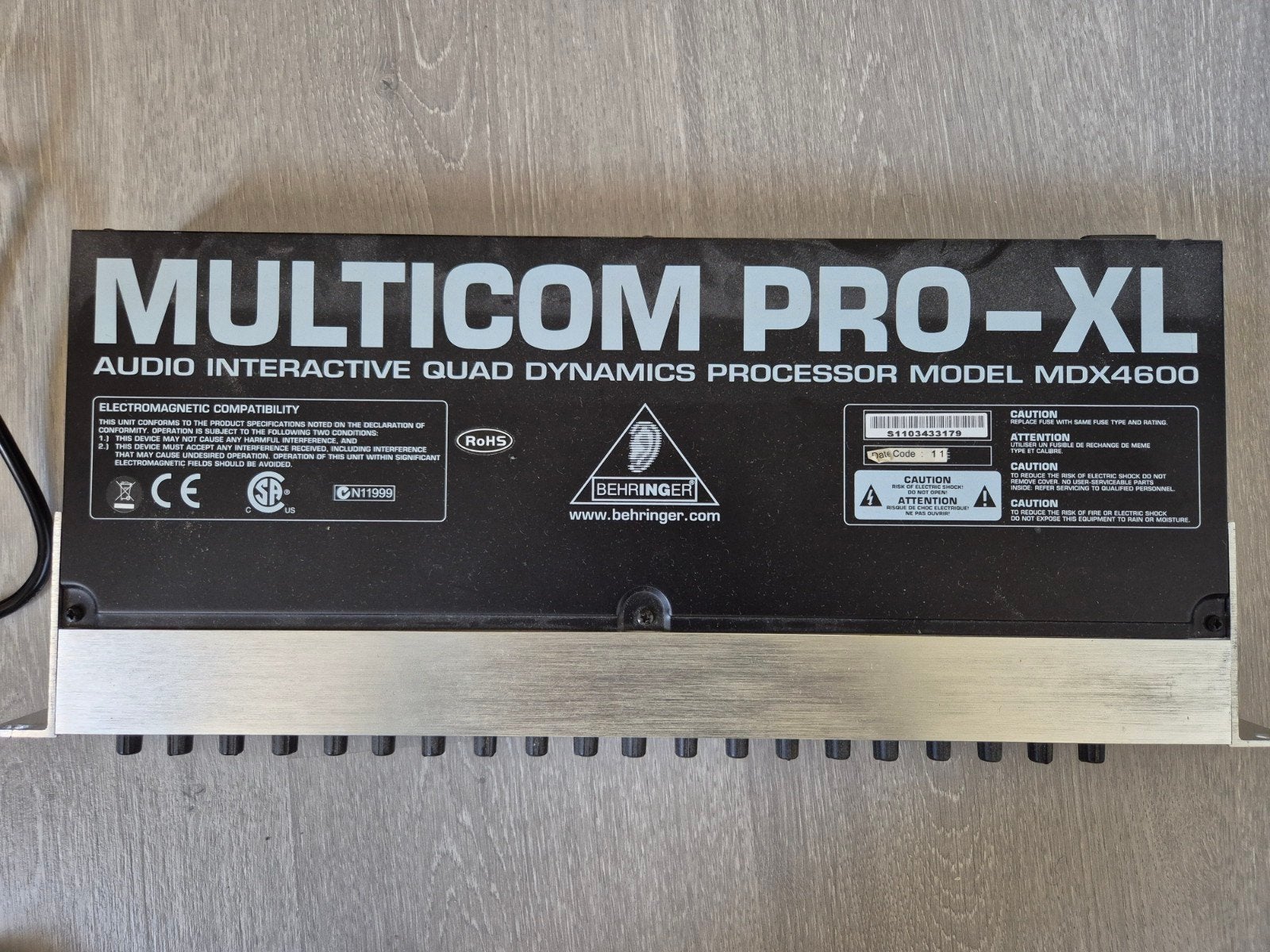 Behringer Multicom Pro-XL MDX4600 Audio Processor, Ophalen, Gebruikt, Minder dan 5 kanalen