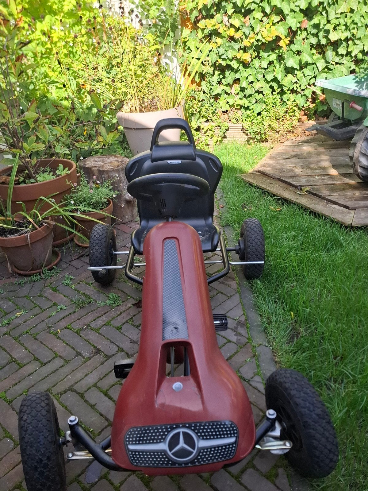Mercedes-Benz AMG Go-Kart Trapauto voor Kinderen, Ophalen, Gebruikt, Trapvoertuig