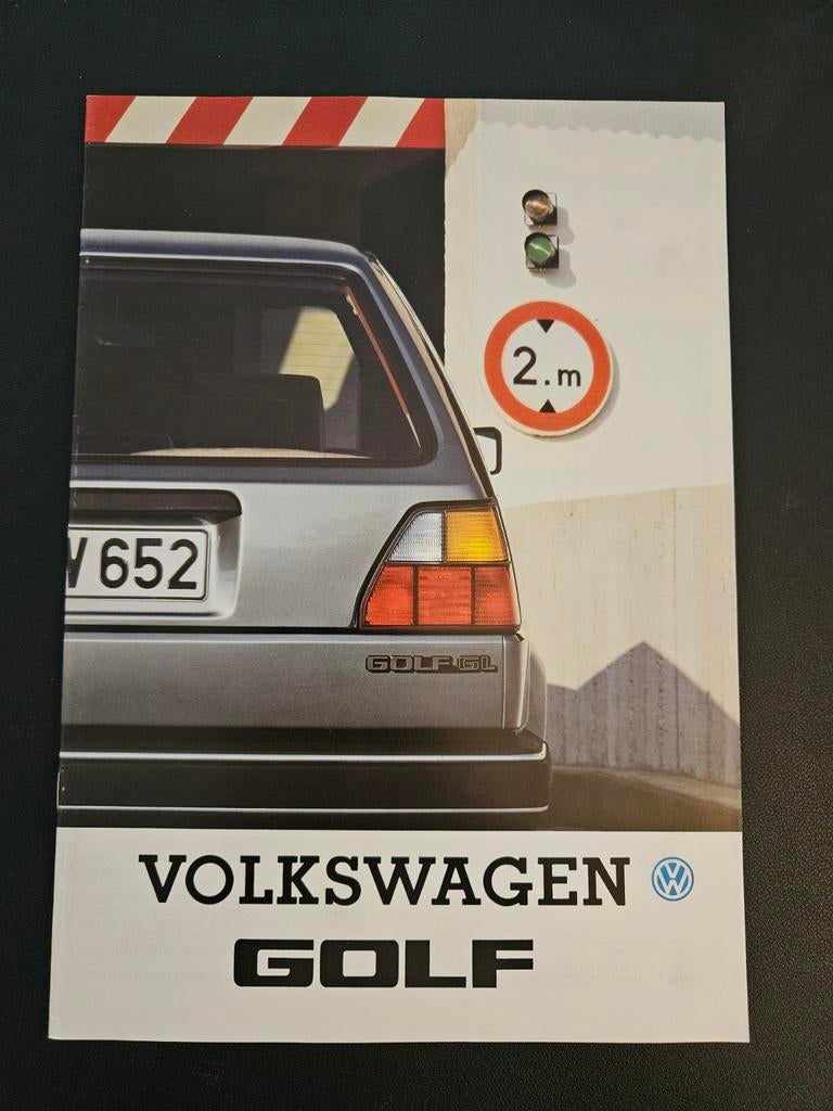 Brochure Volkswagen Golf 1987 Italië, Ophalen of Verzenden, Zo goed als nieuw, Volkswagen