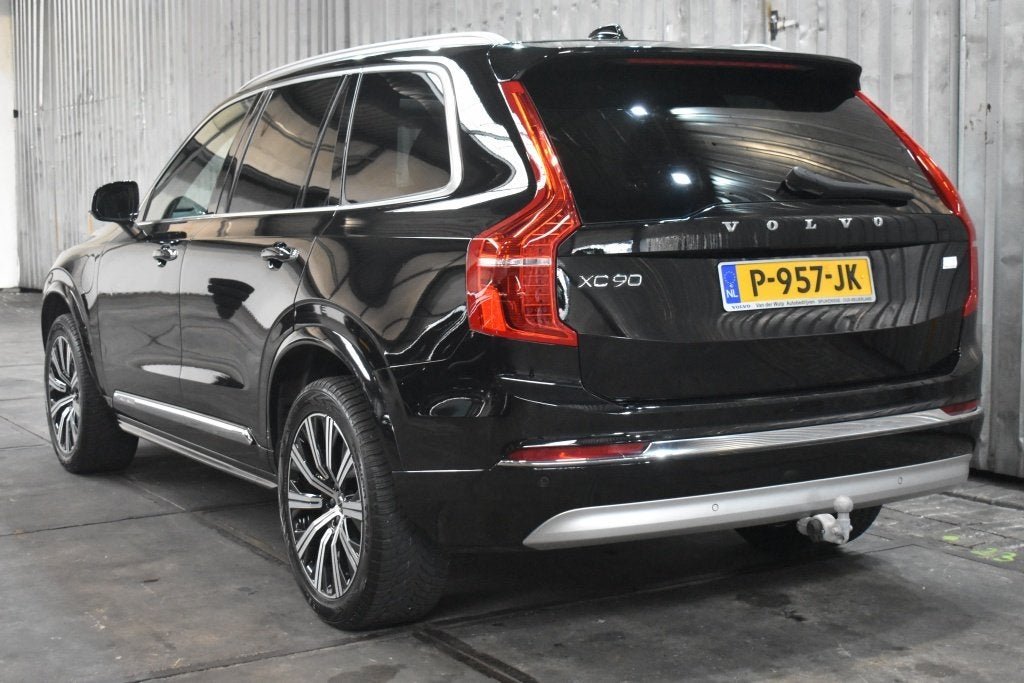 Volvo XC90 T8 455pk AWD [Long Range] Inscription | Trekhaak, Gebruikt, 4 cilinders, Zwart, Hybride Elektrisch/Benzine