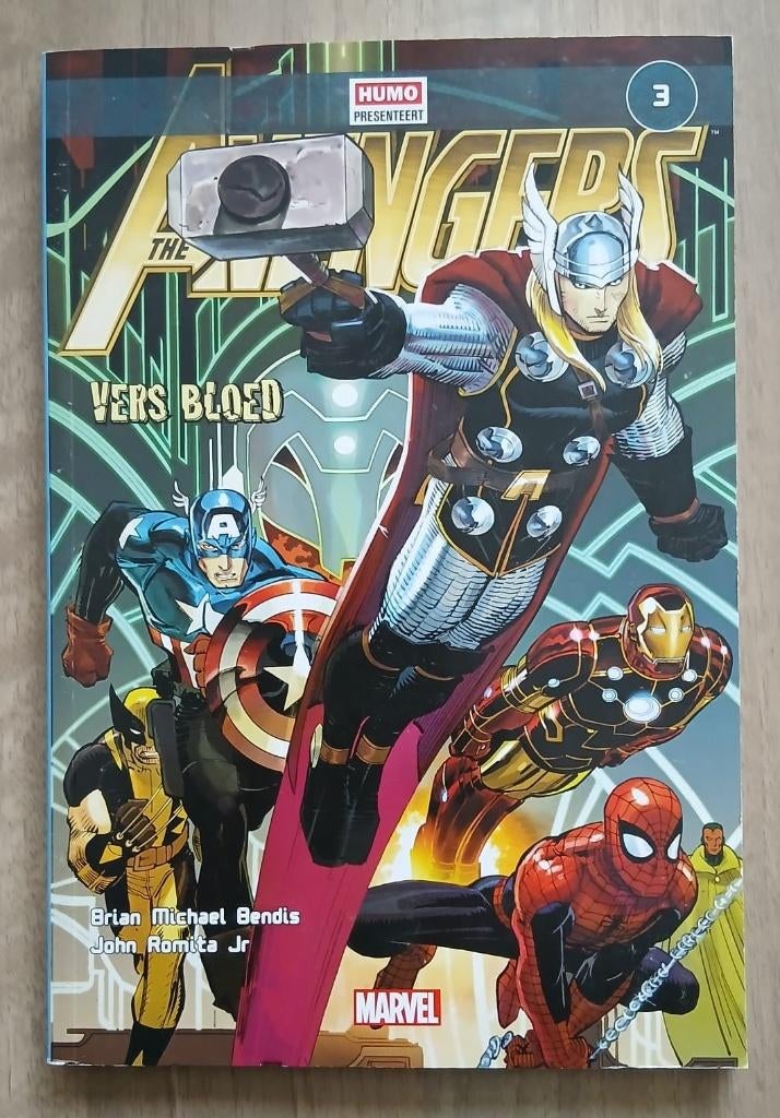 Avengers. Vers bloed. Marvel. 1e druk 2013., Boeken, Strips | Comics, Eén comic, Amerika, Brian Michael Bendis., Verzenden