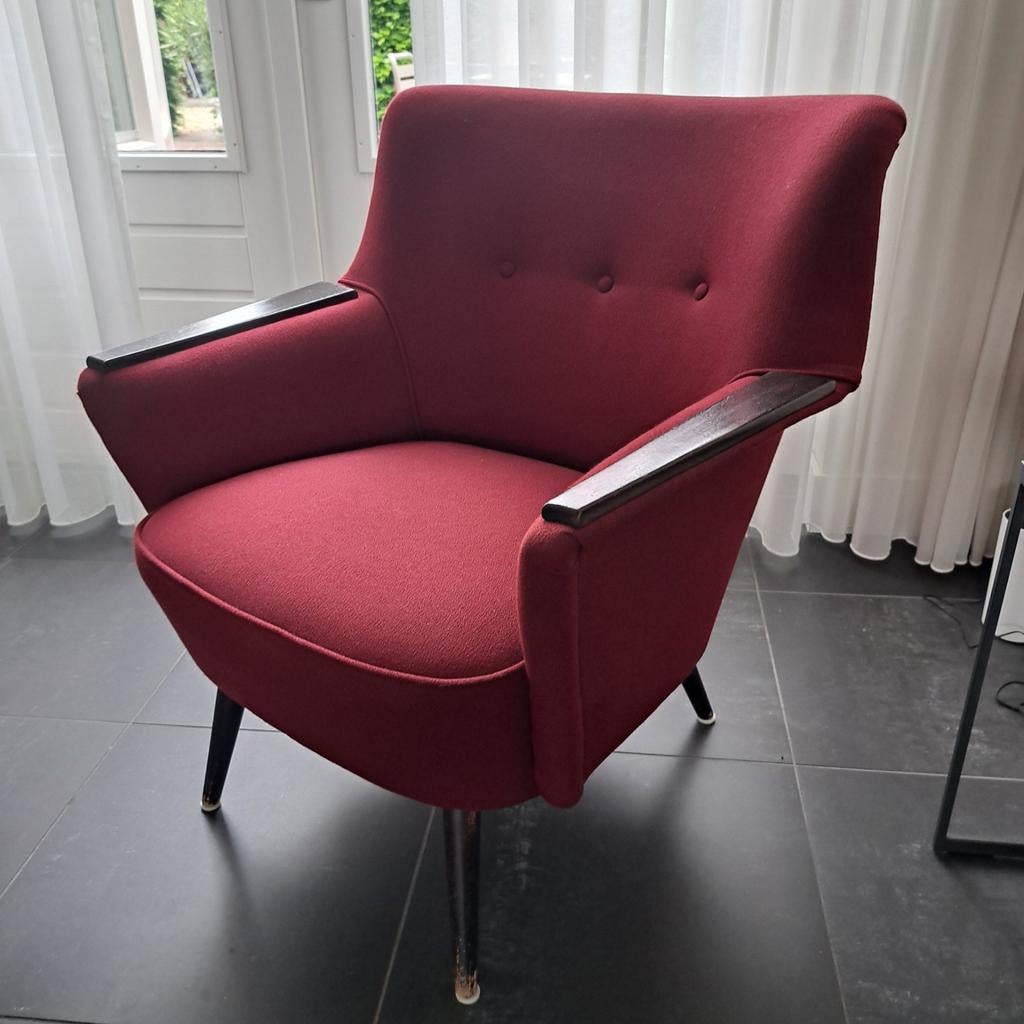 Vintage armchair, Huis en Inrichting, Ophalen of Verzenden, 75 tot 100 cm, 50 tot 75 cm