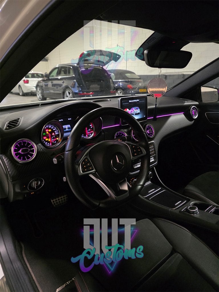 Mercedes A Klasse W176 Sfeerverlichting Ambient Light Inbouw, Ophalen, Info@dvtcustoms.nl, Mercedes-Benz, DVT Customs