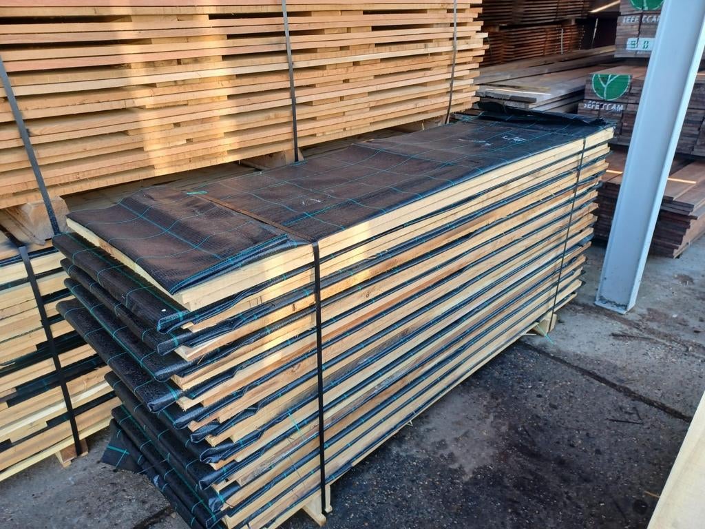 Robinia  beschoeiings  schotten  Hardhout  grondkering, Palen, Nieuw, Ophalen of Verzenden, Hardhout
