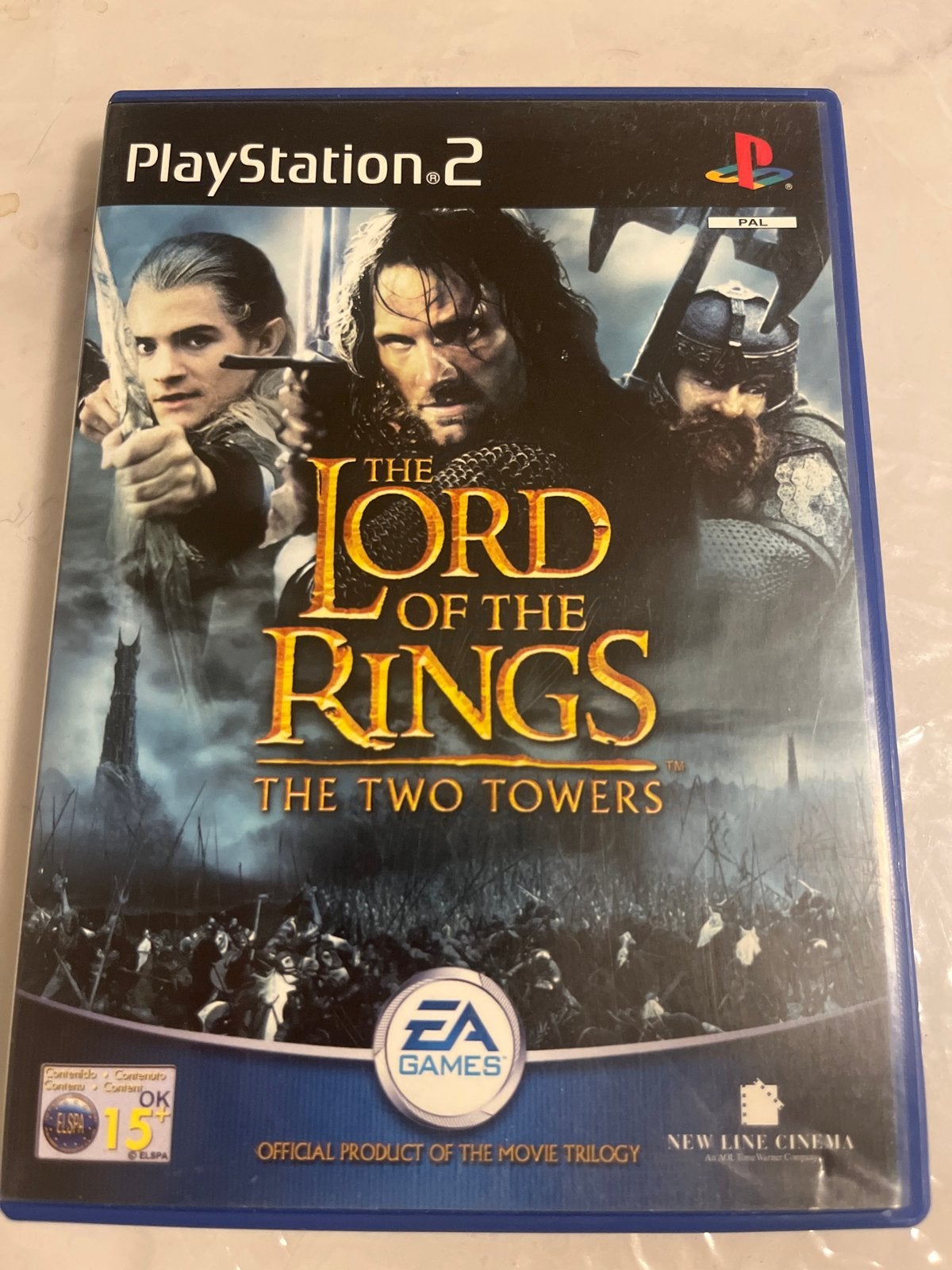 Lord of the Rings: The Two Towers PS2 - Actie/Avontuur, Spelcomputers en Games, Games | Sony PlayStation 2, Avontuur en Actie