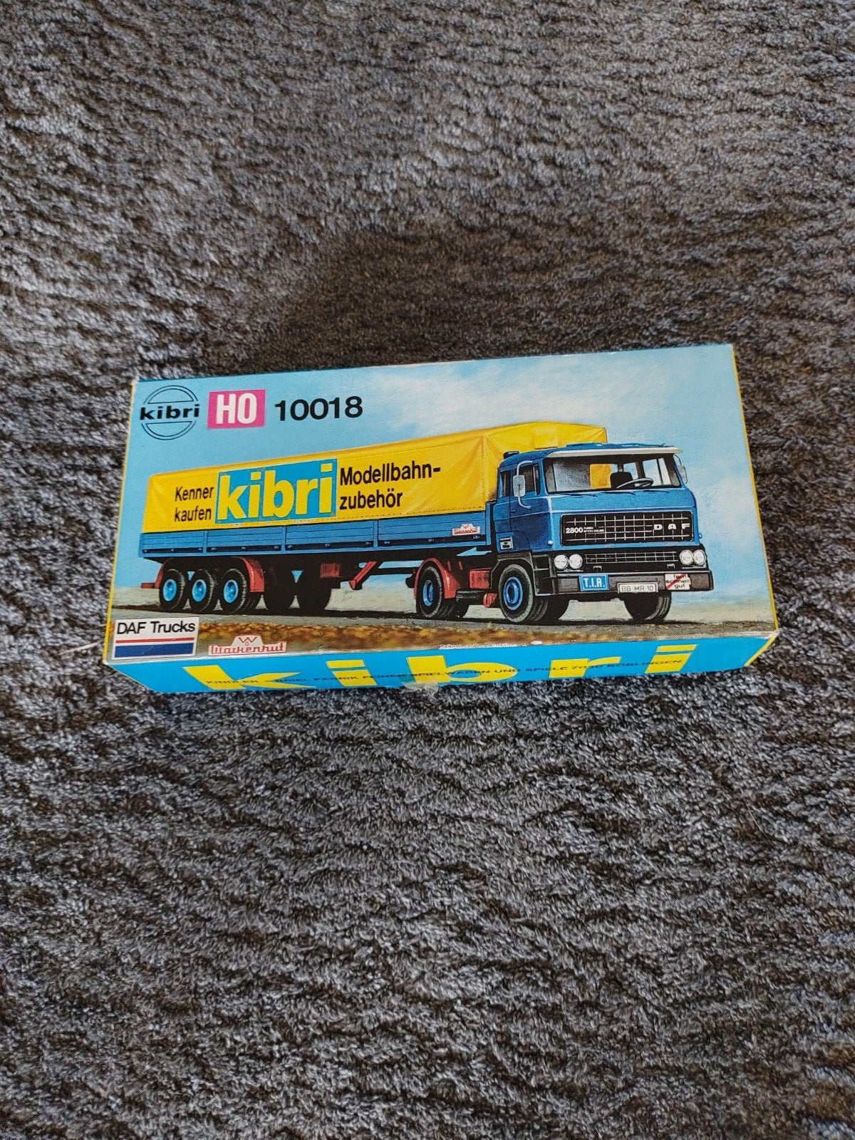 Kibri HO 10018 DAF Trucks Modelbouwkit, Ophalen of Verzenden, Nieuw, 1:32 tot 1:50, Truck