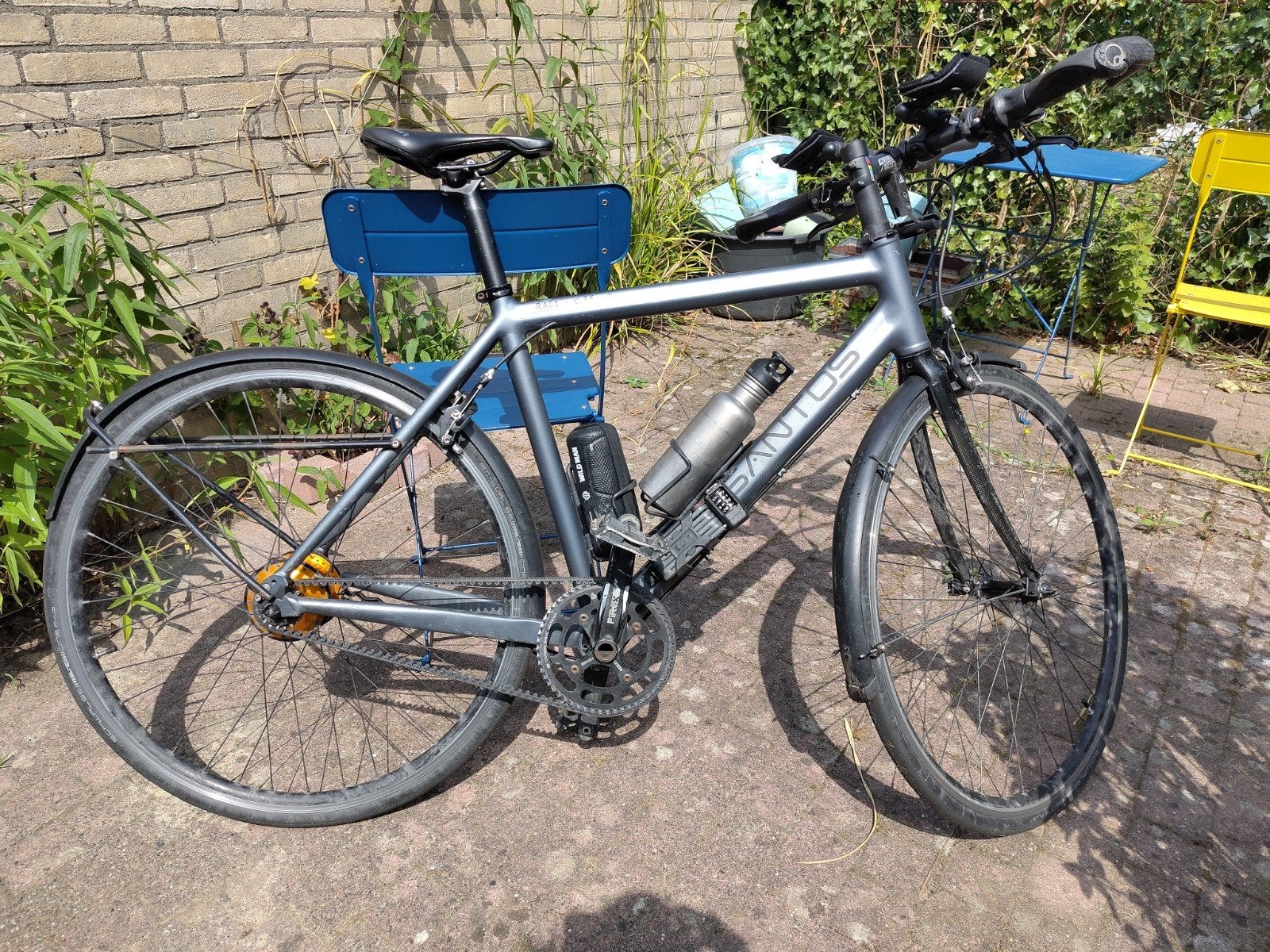 Santos Race Lite, 28 inch, Gebruikt, 10 tot 15 versnellingen, Velgrem