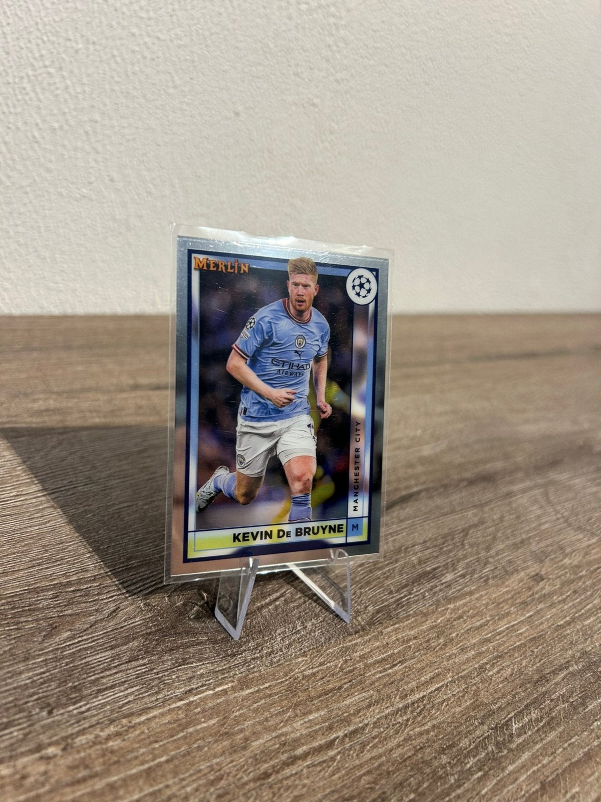 Kevin de Bruyne 2022-23 Topps Merlin Chrome UCC #91, Ophalen of Verzenden, Zo goed als nieuw, Plaatje
