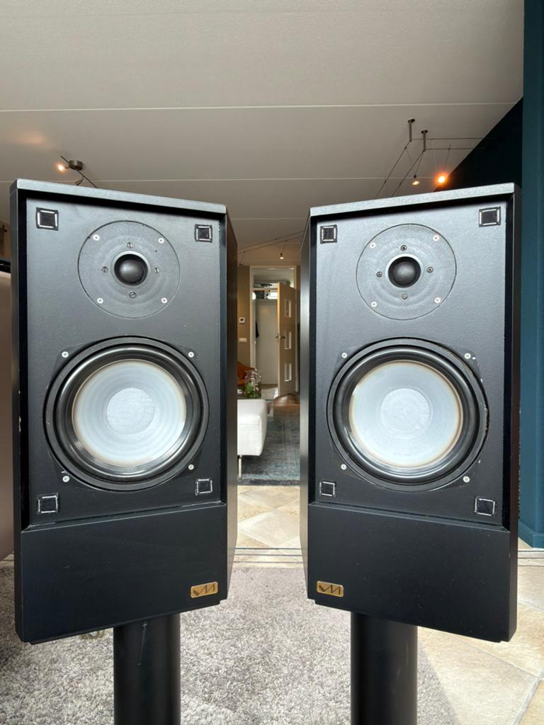 Van Medevoort ADG.5 audiofiele speakers + stands | High-End, Zo goed als nieuw, 120 watt of meer, Front, Rear of Stereo speakers