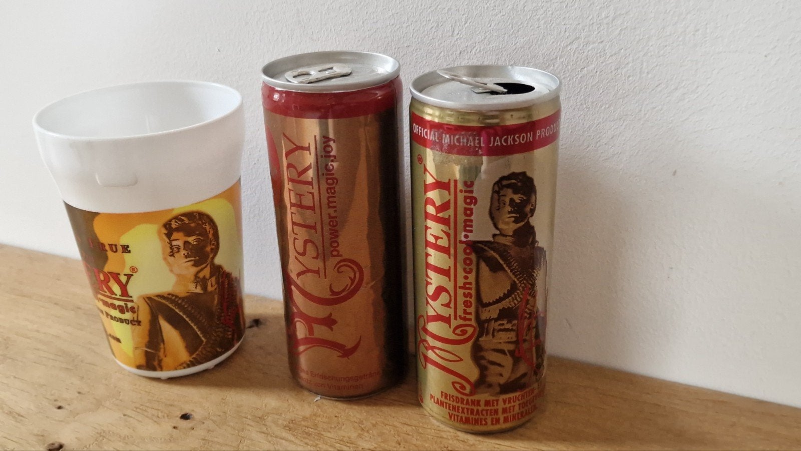 Michael Jackson HISTORY Tour Mystery Drink Memorabilia, Verzenden, Gebruikt