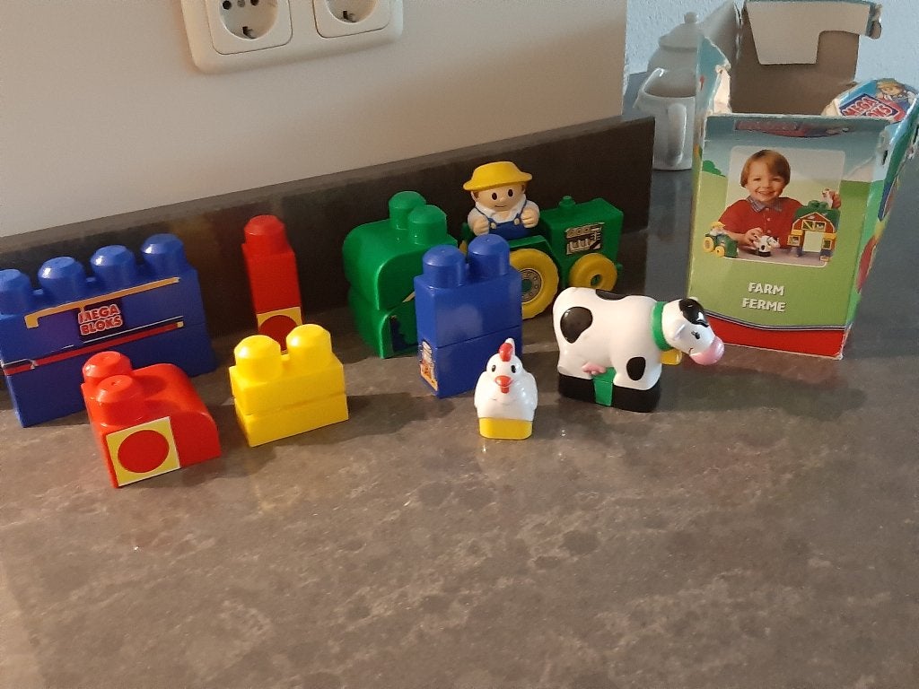 mega bloks boerderij, Ophalen, Zo goed als nieuw, Megabloks