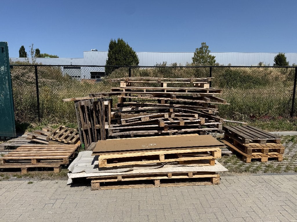 Houten pallets, 3 tot 6 m³, Ophalen, Overige houtsoorten, Blokken