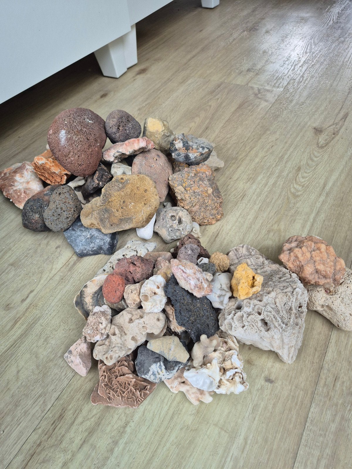 Diverse verzameling van stenen en mineralen, Ophalen