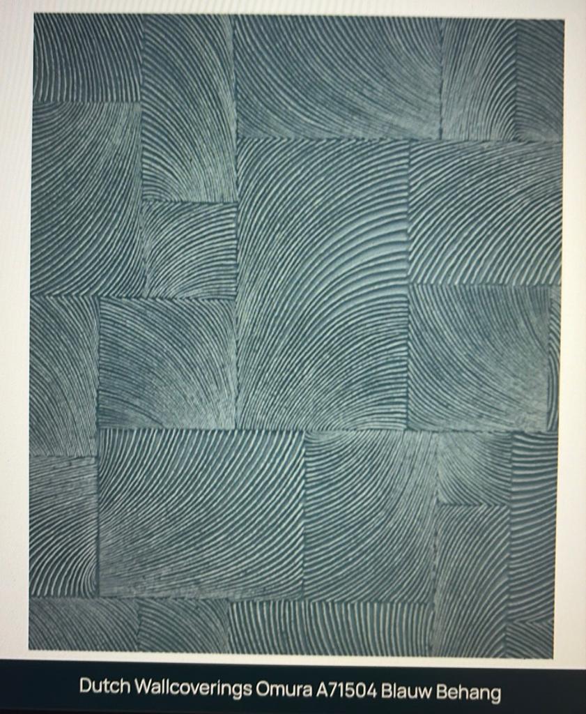 12 nieuwe rollen vliesbehang dutch wallcovering omura a71504, Ophalen of Verzenden
