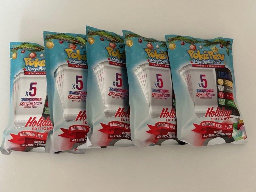 Pokerev Mega Bonus Pack Holiday Edition (2023), Ophalen of Verzenden, Nieuw, Overige typen, Foil