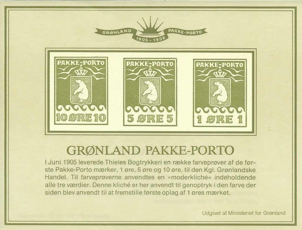 Groenland - Herdrukken op carton, Ophalen of Verzenden, Denemarken, Postfris